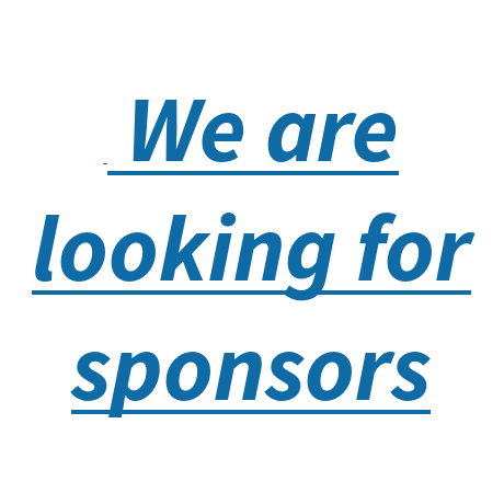 We are looking for sponsors